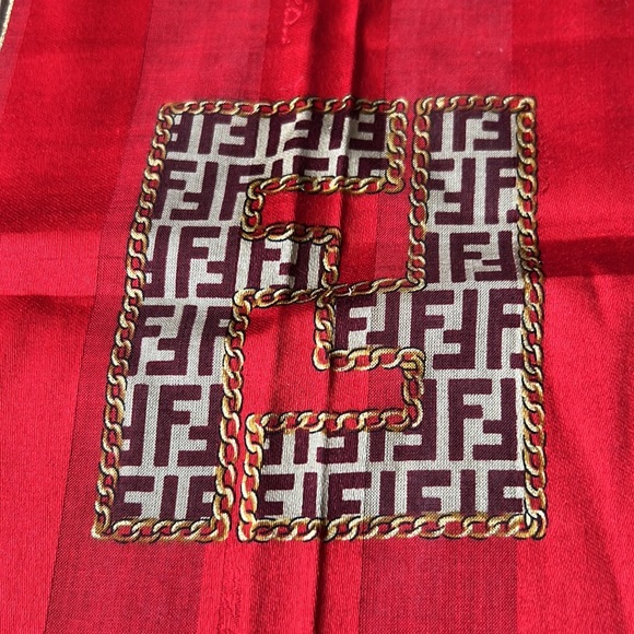 Fendi Zucca Cotton Scarf - Picture 3 of 8